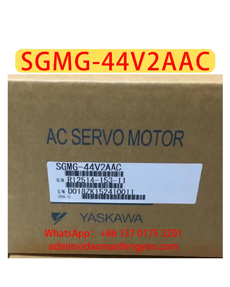

SGMG-44V2AAC Brand New Servo Motor，SGMG 44V2AAC，Fast shipping