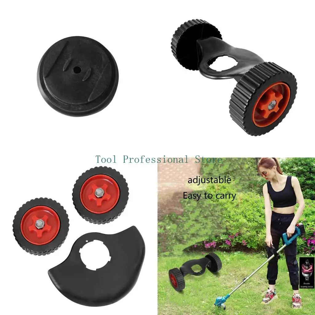 

57QF Высокопроизводительный триммер для травы со съемной головкой, аккумуляторные колеса газонокосилки, садовые инструменты,