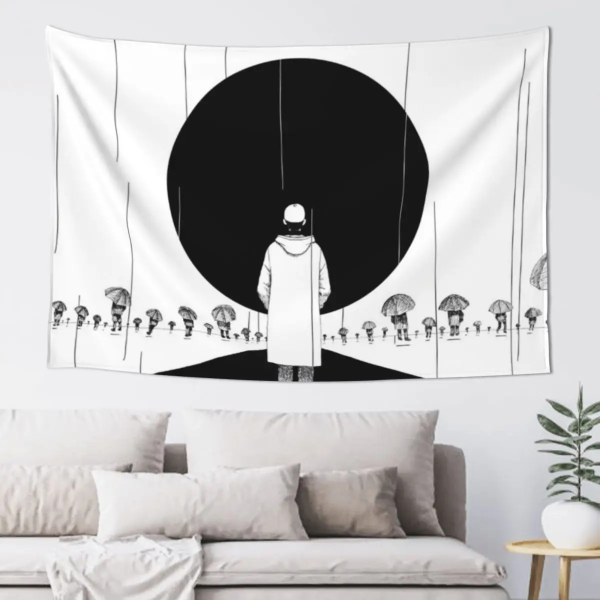 

rm mono design 1 (non-transparent/normal ver) Tapestry For Bedroom Room Aesthetic Decor Bedroom Decoration Tapestry