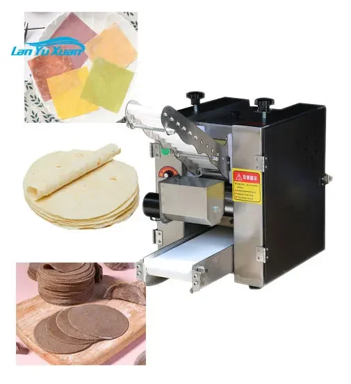 China High Quality Automatic Roti Making Machine Pizza Press ski Dough Sheeter Pita Bread Roti Maker Tortilla Wrapper Machine