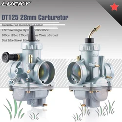 28mm Carburetor Carb For Yamaha DT125 RX125 DT RX RT 100 125 125LC 125MX MX100 MX175 TZR125 2-Stroke For Mikuni VM24 Motorcycle