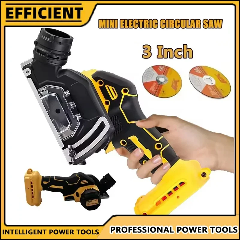 

Fit Dewalt 3 Inch Mini Angle Grinder Cordless 3 Inch Electirc CUT OFF Tool Cutting Circular Saw Power Tool for 20V Battery