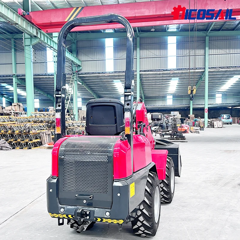 

Fully Hydraulic Four-Wheel Drive China Mini Skid Steer Loader Diesel Telescopic Arm Loader