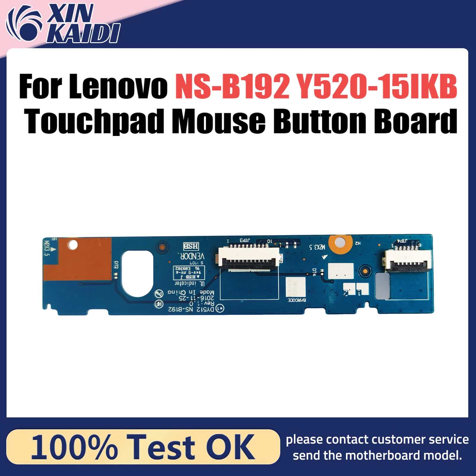 Lenovo R720-15, Y520-15IKB,dy512,NS-B192, 100% 用のオリジナルのタッチパッド付きマウスボタンボード,テスト済み,迅速な発送