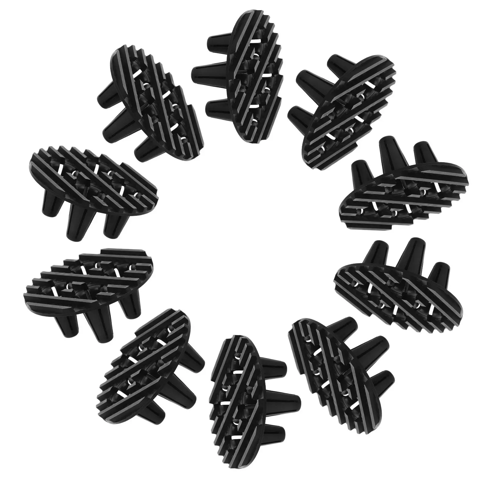 10Pcs Ventilated Plastic Flower Pot Risers Plant Pot Feet Thickened Drainage Anti-Rot Elevator for Garden Balcony Indoor Outdoor