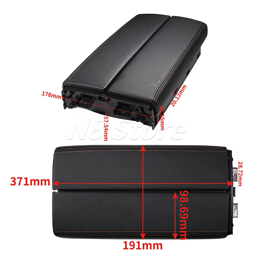 For Peugeot 3008 4008 5008 508L Citroen C6 C5 Tianyi Central Armrest Lid Storage Compartment Lid