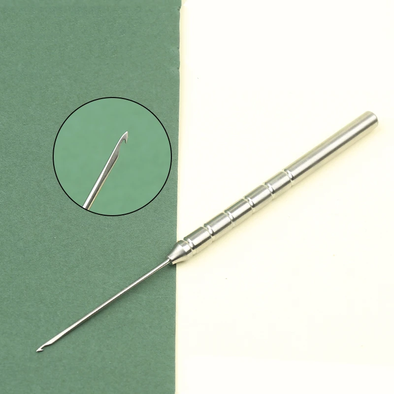 Line Carving Hook Beauty Instrument Nose Big V Wire Embedding Error Correction Needle Question Mark Skin Hook Release Needle Rep