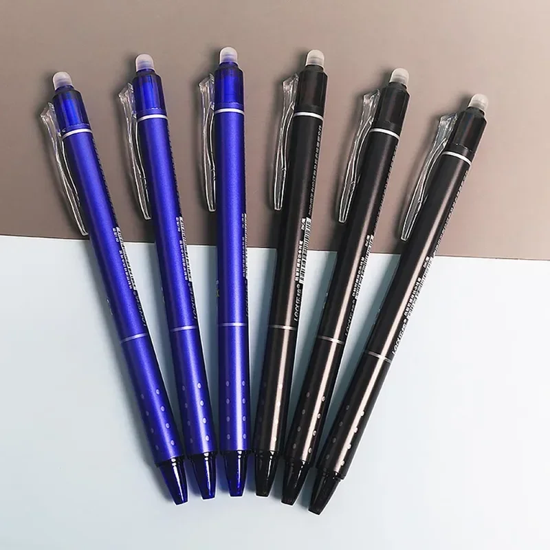 

CC New 4PCs hot Erasable Gel Pen press type suitable for school and office stationery gift