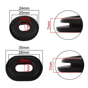 Motorcycle Rubber Ring, Body Side Cap, Rubber Ilh, Honda CG 125 CL XL 100 125 350 CB 125 200 Main Sales CG 125 Honda - №4