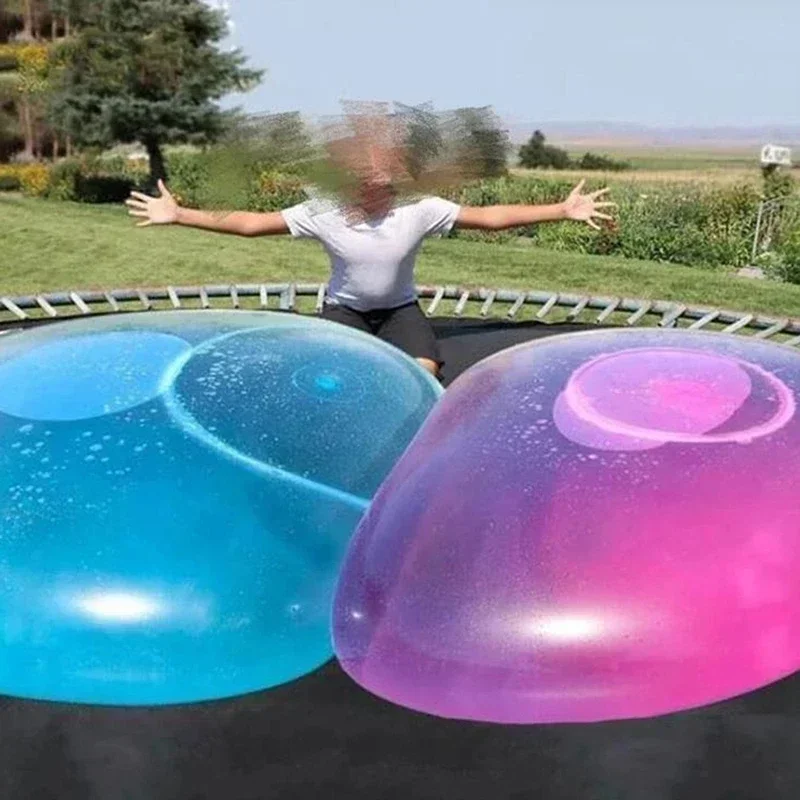 Inflatable Bubble Ball Outdoor Soft Air Water Filled Bubble Ball Child Blow Up Balloon Toy Fun Party Game Summer Toys Kids Gifts