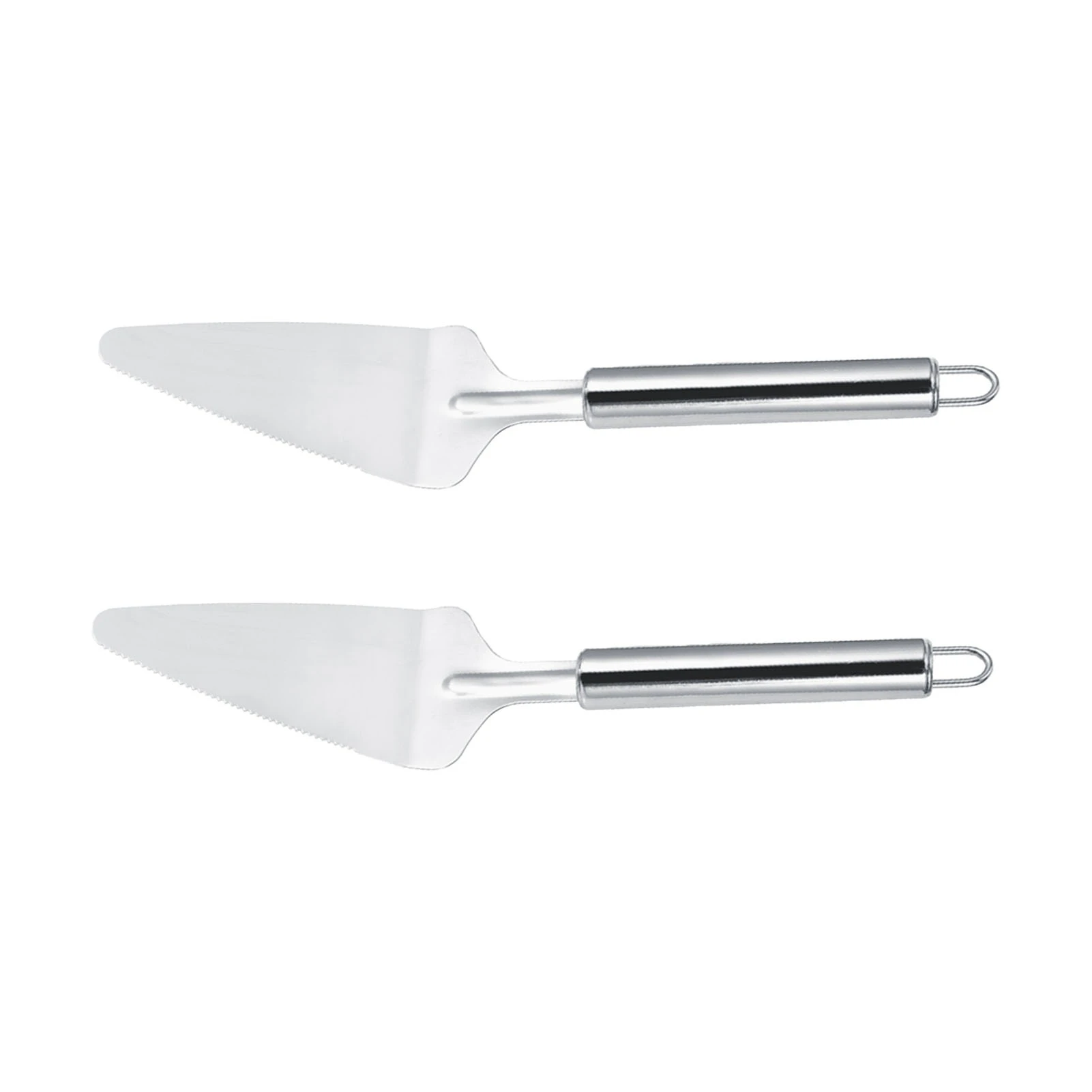 

2Pcs Stainless Steel Multifunctional Triangular Pizza Cutter Shovel Spatula Kitchen Accessories