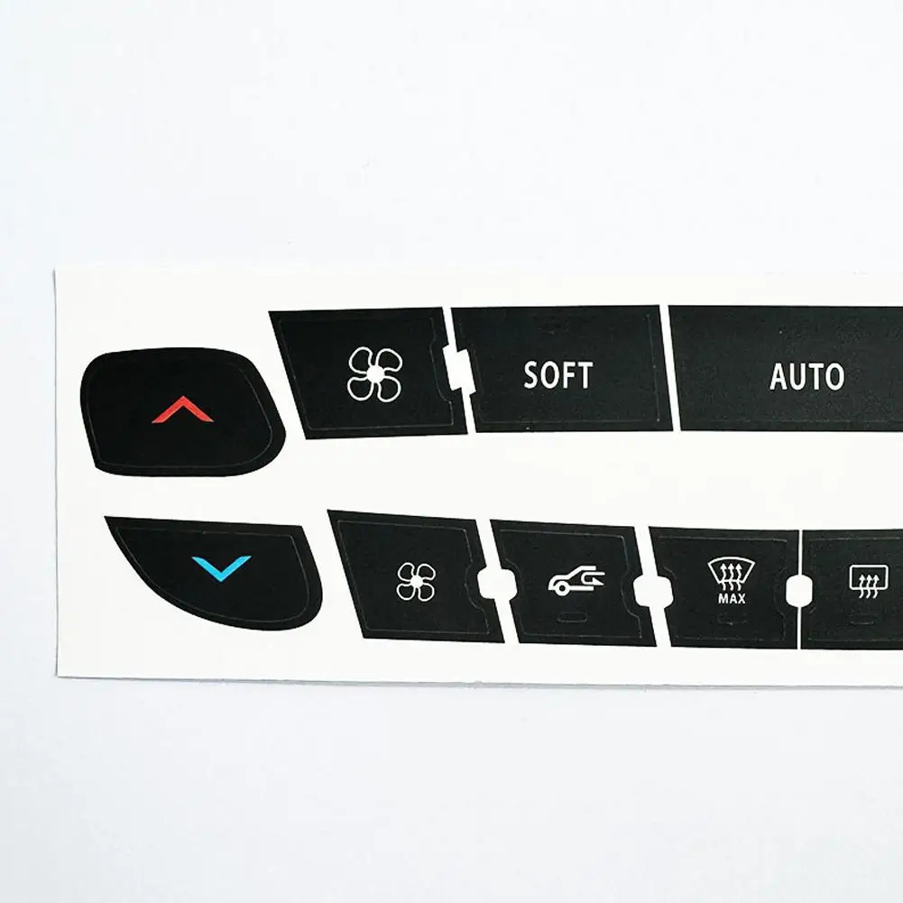 1pcs For Renault Megane/Master/Scene Air Conditioning Control Panel Button Repair Sticker Car Interior Center Console Stick Z1C6 - Image 5