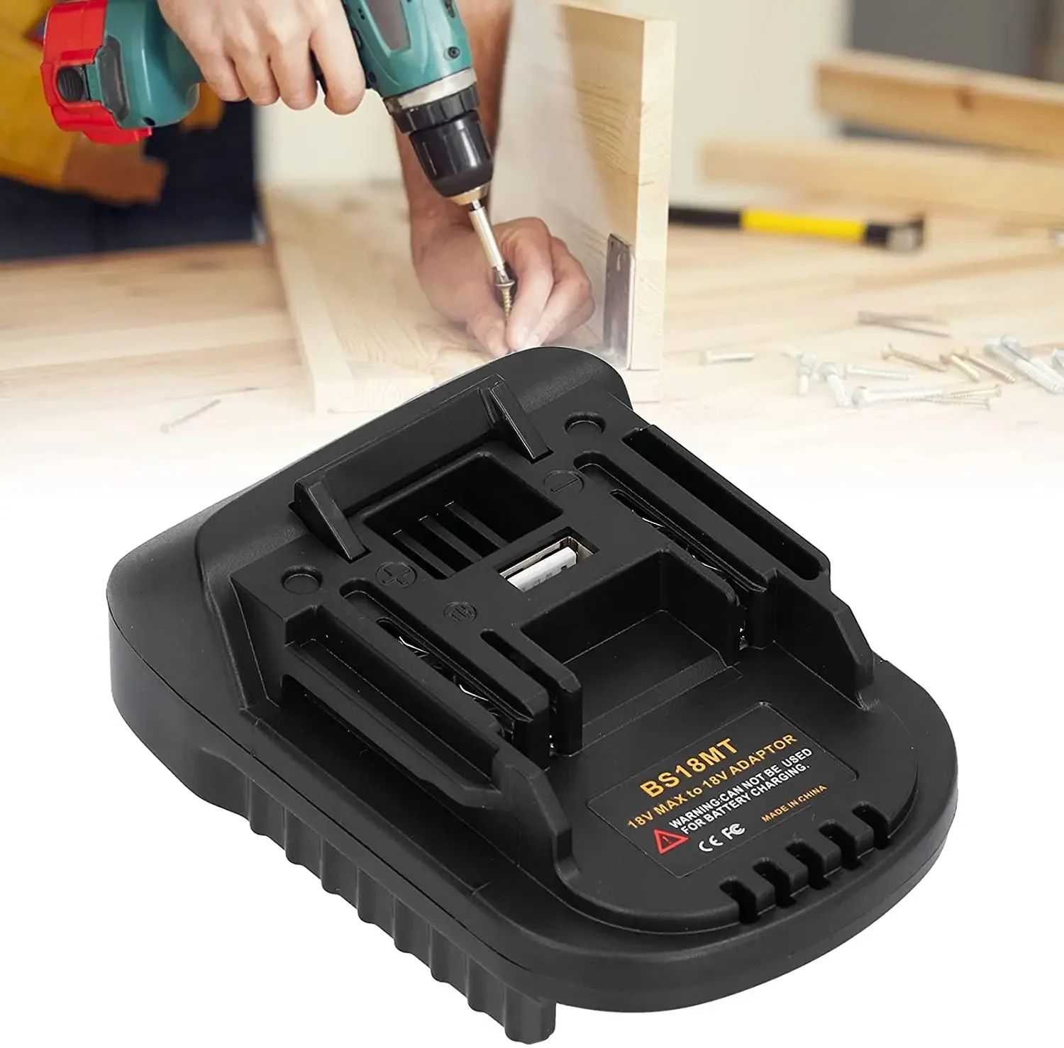 Adaptador de Conversor de Bateria para Bosch 18v de Lítio Converter para Makita 18v Bl1820 Bl1830 Ferramentas Elétricas