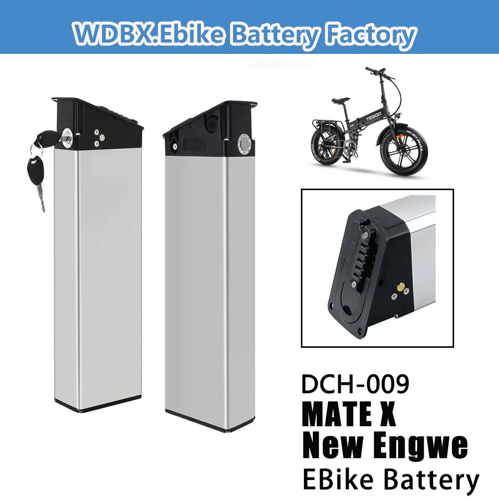 52V 17.5AH Folding eBike Battery 48V 17.5Ah 16Ah 13Ah 10.4 for CMACEWHEEL RX20 MATE X Engwe EP-2 Pro
