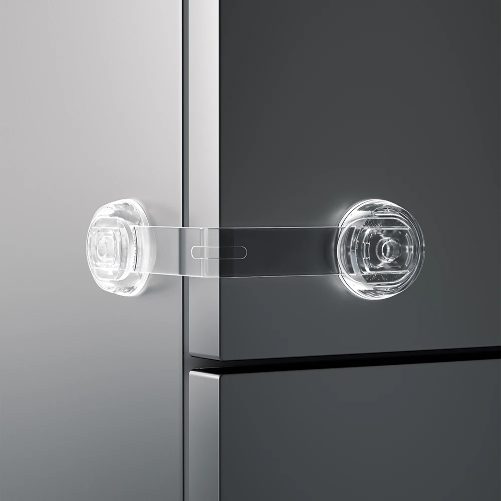 Baby Safety Multi-Purpose Lock Child Protective Cupboard Latch Kids Proofing Freezer Lock Drawer Stopper