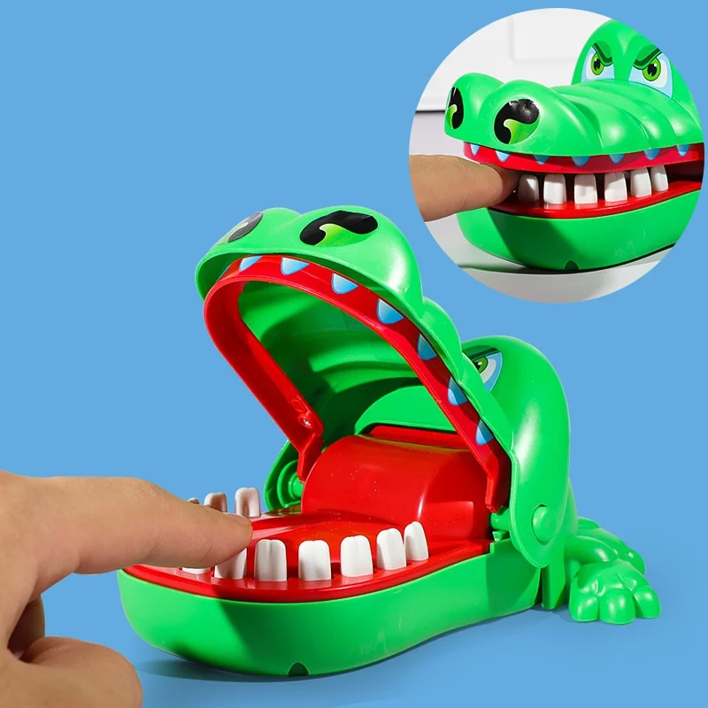 

Crocodile Finger Biting Toy Parent-Child Interactive Toy Children's Prank Toy Multiplayer Fun Game Kindergarten Mini Game Props