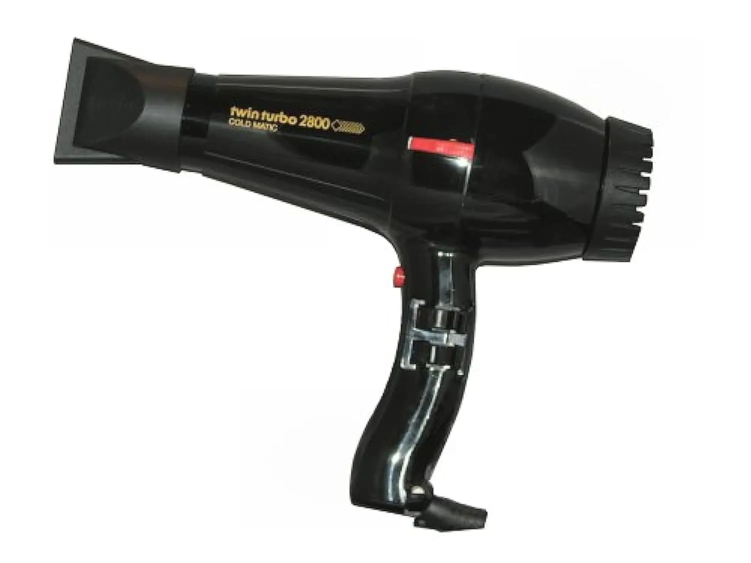 2800W Professional Hair Dryer with Twin Turbo Technology, Black, Fast Drying for Salon Quality Styling