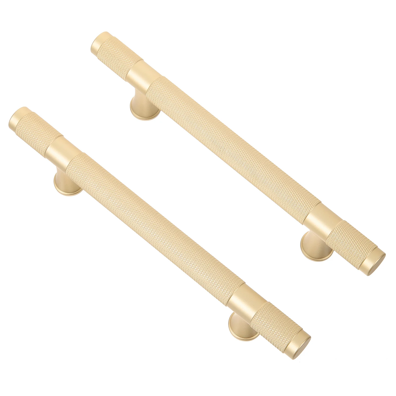 

2pcs Cabinet Door Handles Furniture Pulls Metal Cupboard Grip Sturdy Durable Handles For Wardrobe Garage Sliding Doors Easy