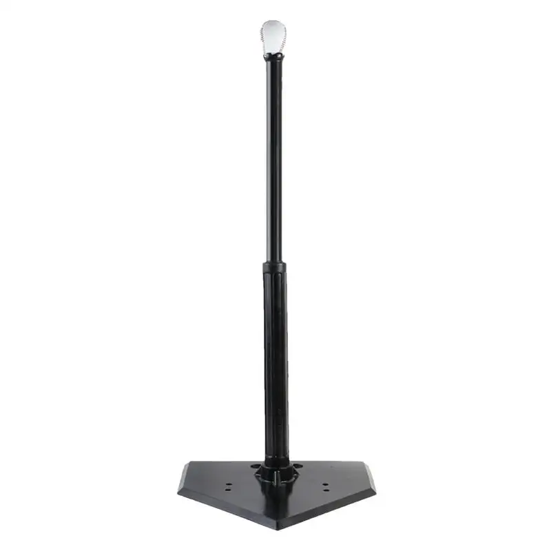 

Batting Tees For Softball Rubber Adjustable Hitting Tees Black Batting Tee For Professional Players Portable Hitting Stand For