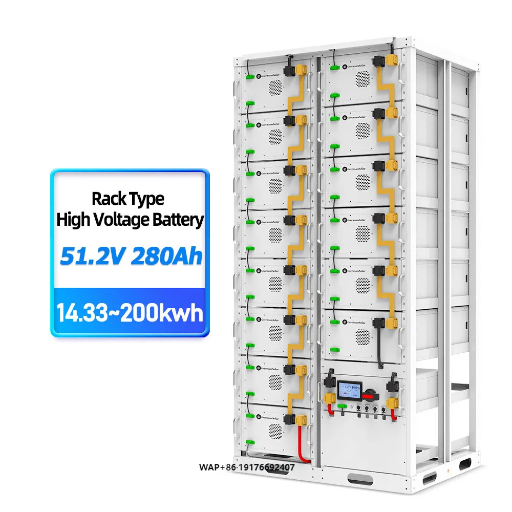 High Voltage Prismatic Battery Lifepo4 Cell 50KWH 100KWH 150KWH 200KWH Lithium Battery for Solar Storage System