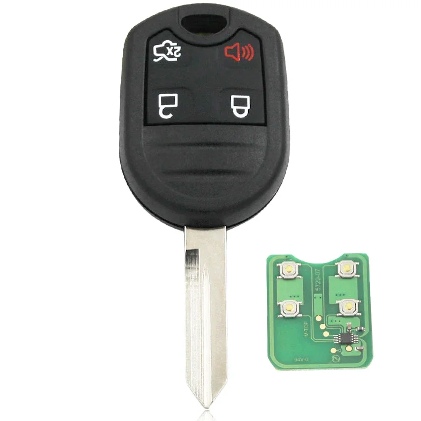 3/4/5 Button Remote Key Fob for Ford Expedition Explorer Taurus Flex 315/433MHz with 4D63 80bit Chip FCC: CWTWB1U793