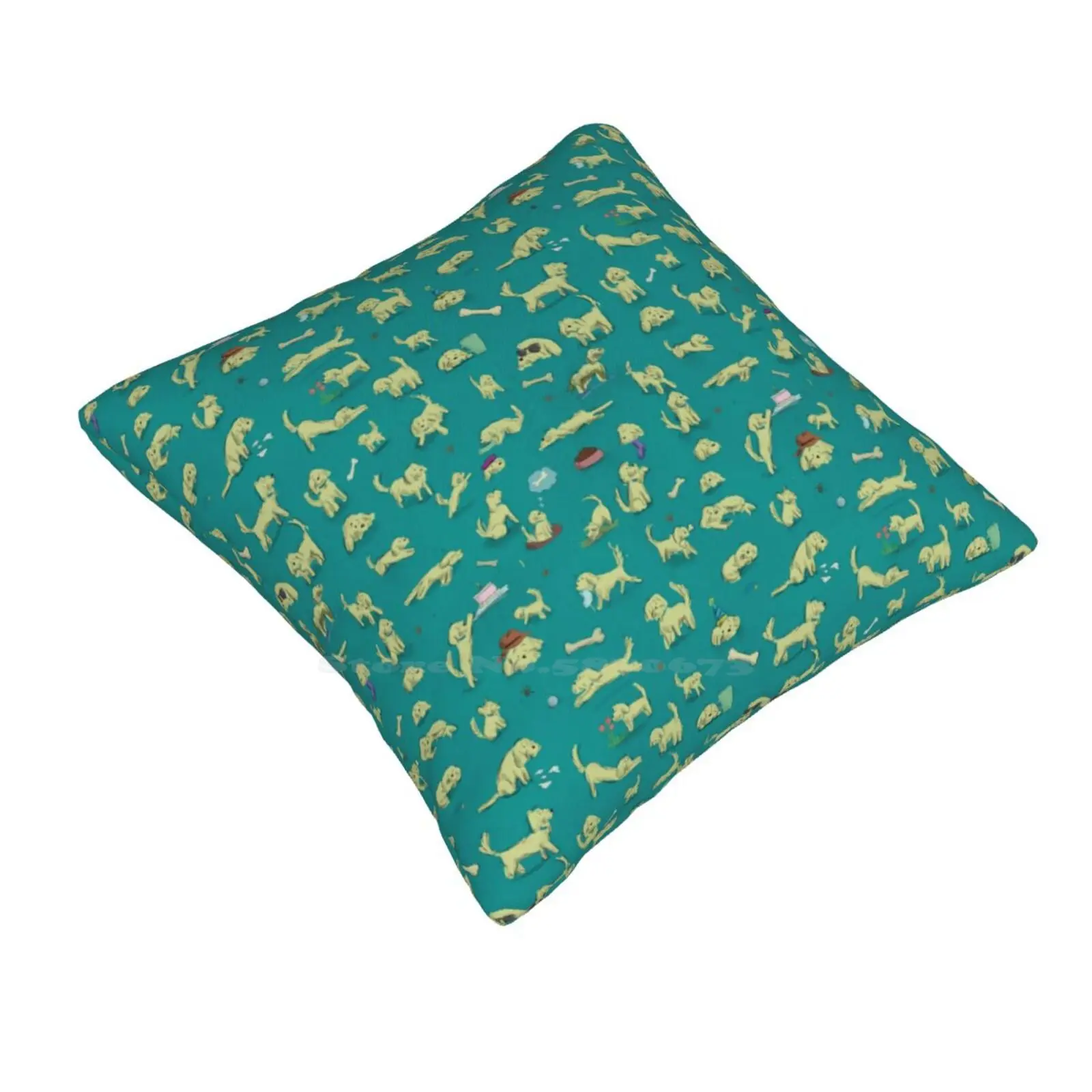 Turquoise Dog Cockapoo Pattern Pillows Case Bedroom Home Decoration Cockapoo Patterns Puppy Dog Lover