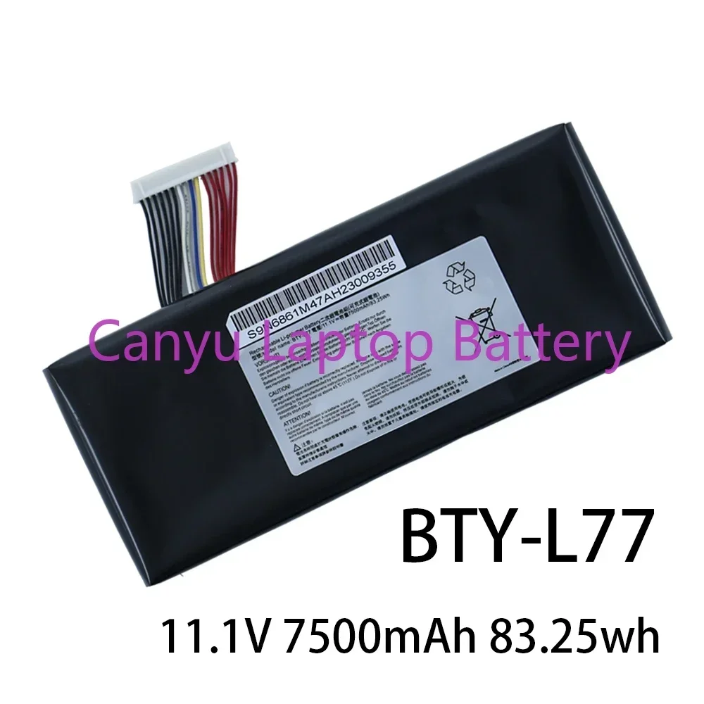 BTY-L77   For MSI GT72 2QD GT72S 6QF GT80 2QE GT72VR GT80S WT72 MS-1781 MS-1783 2PE-022CN 2QD-1019XCN 2QD-292XCN Laptop battery