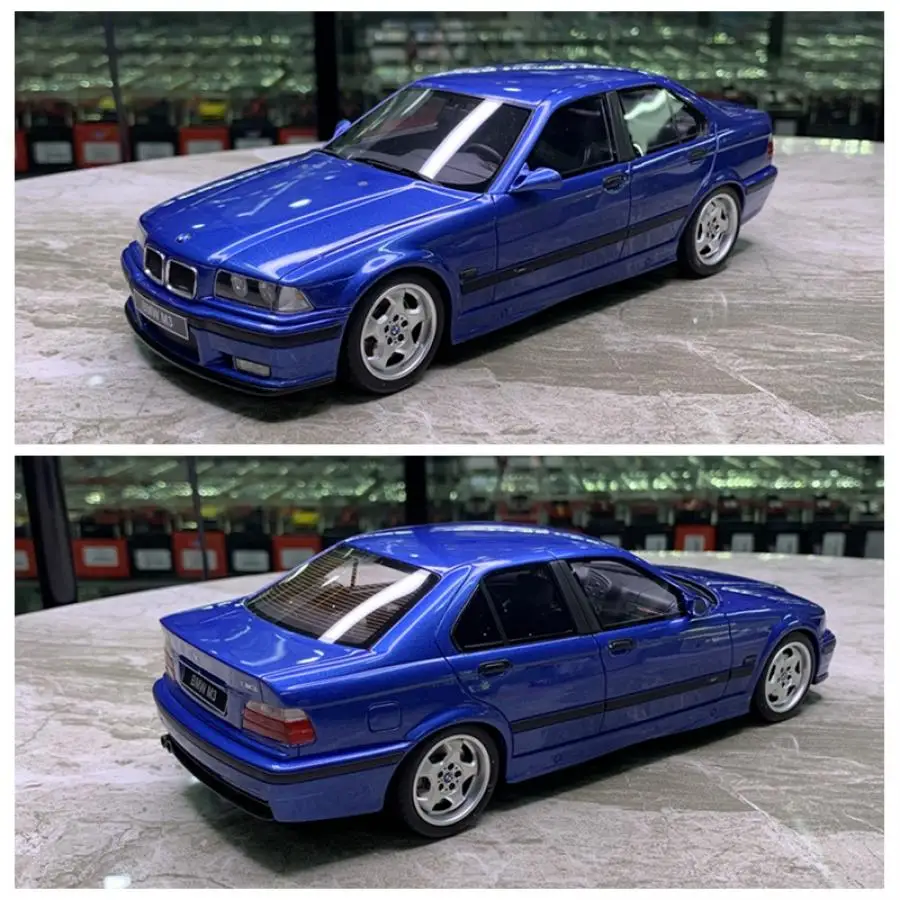 OTTO 1:18 E36 m3 BLUE 1995 OT1082 Resin Car Model Gift Collection