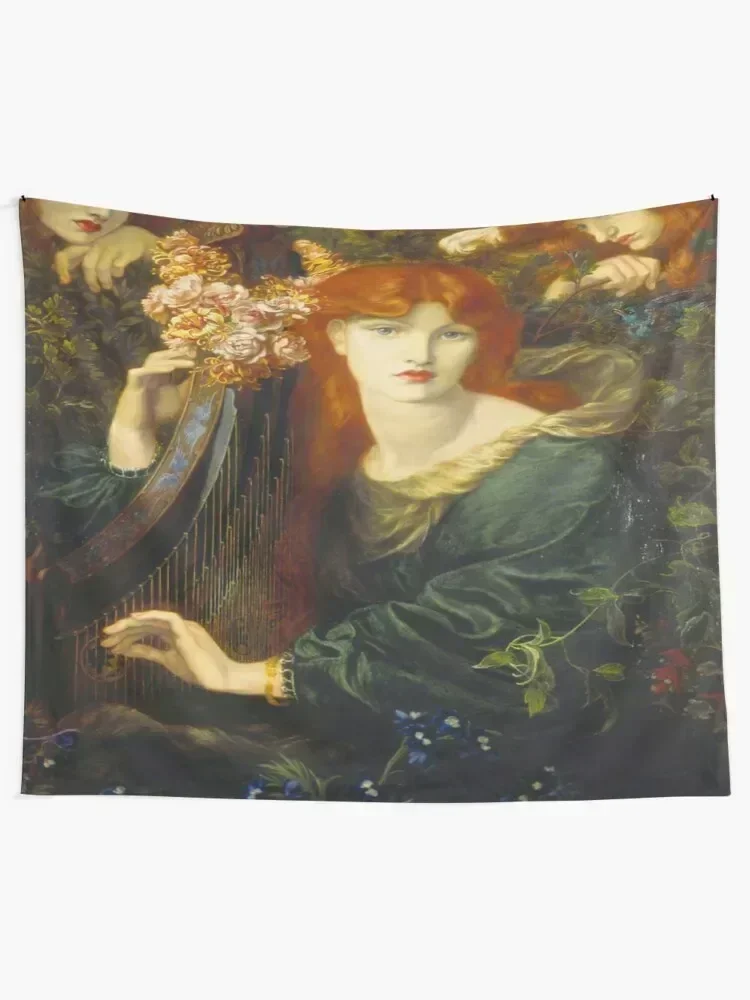 Dante Gabriel rossetti - La Ghirlandata,No,02. Tapestry Wallpapers Home Decor Wallpaper Bedroom Tapestry