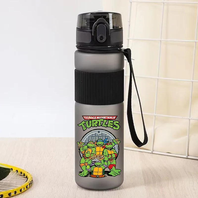 

Новая спортивная бутылка для воды 550 мл «Черепашки-ниндзя», матовая, для активного отдыха, спортзала, фитнеса, портативная, для питья