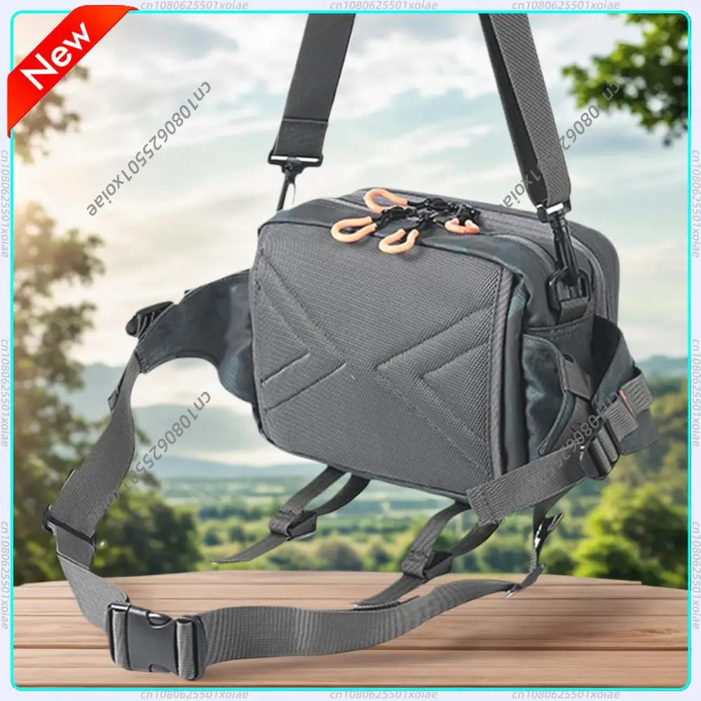 

Fishing Bag Waterproof Waist Bag with Adjustable Belt Fishing Fanny Pack for Outdoor Hiking Fishing