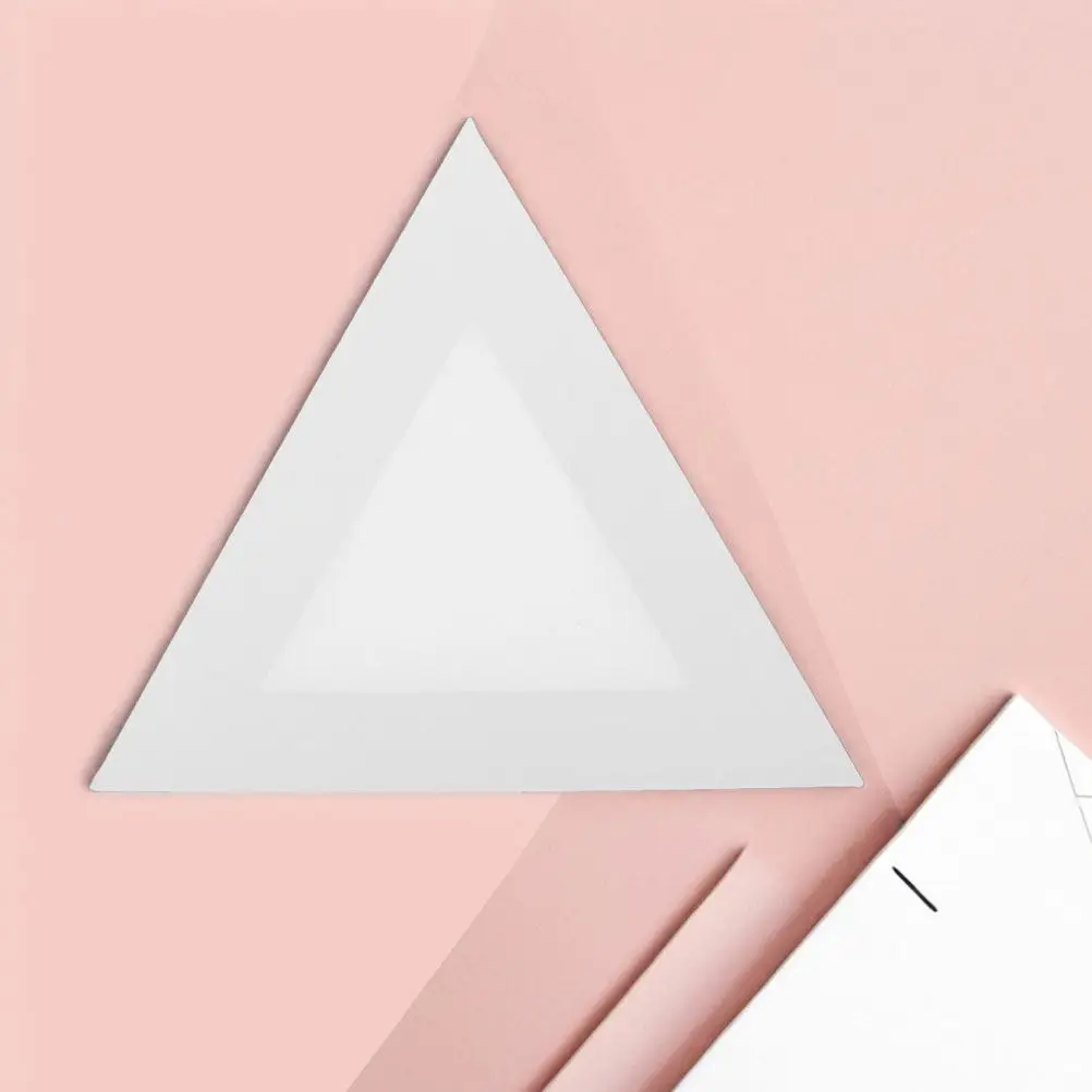 2Pcs Acrylic Blank Canvas For Painting For Home Wall Art Canvas Oil Paint Artist Triangle Stretched Boards Unique