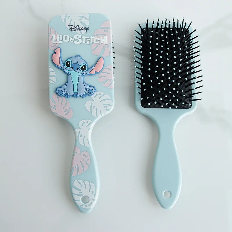 Miniso Disney  Lilo & Stitch  Air Cushion Massage Combs Stitch Minnie Mickey Mouse Comb Hair Brush Hairdressing Tool Kids Gift