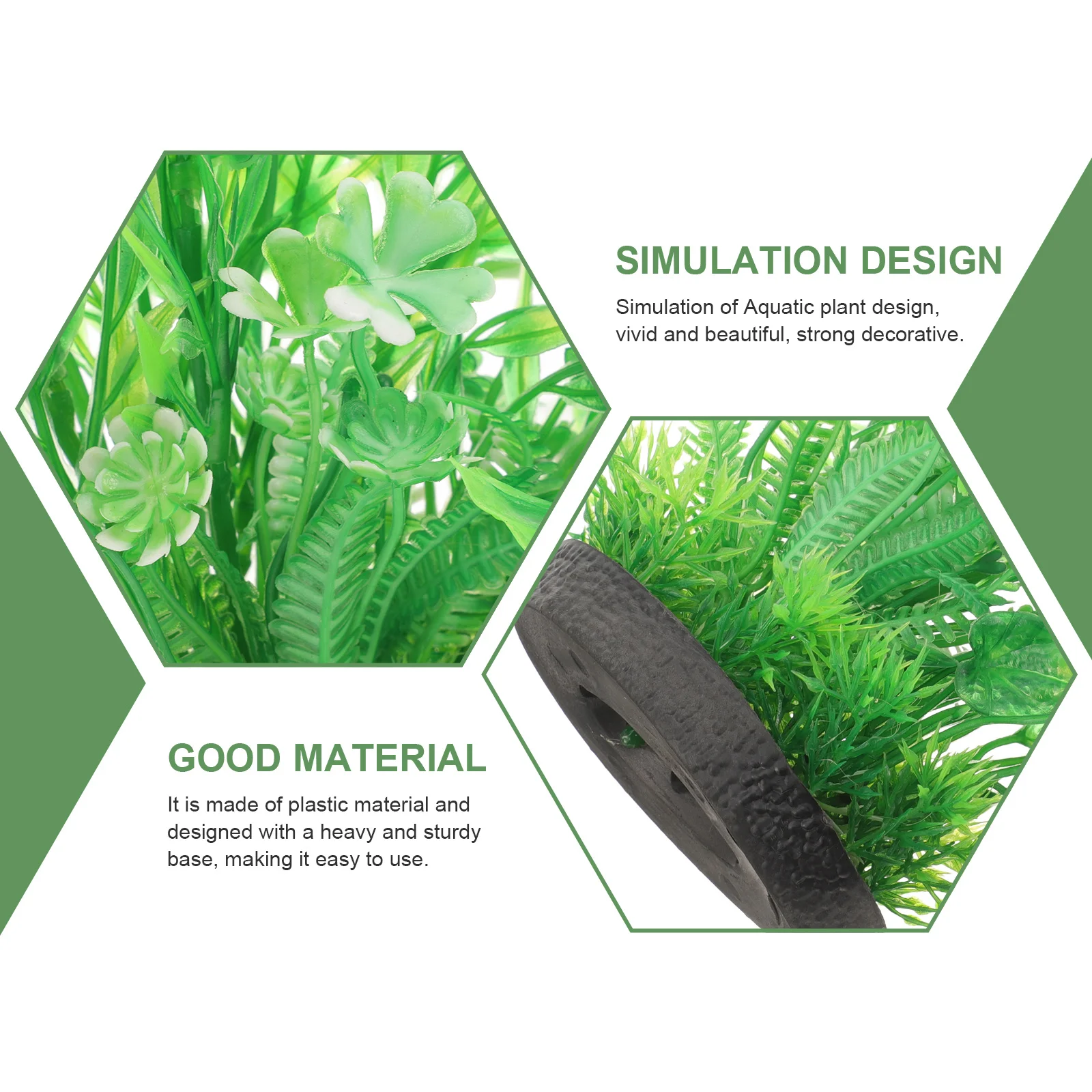 

2Pcs Plastic Aquarium Grass Plants Fake Fish Tank Decoration Lifelike Simulation Aquarium Accessories Plants Fish Tank Grass