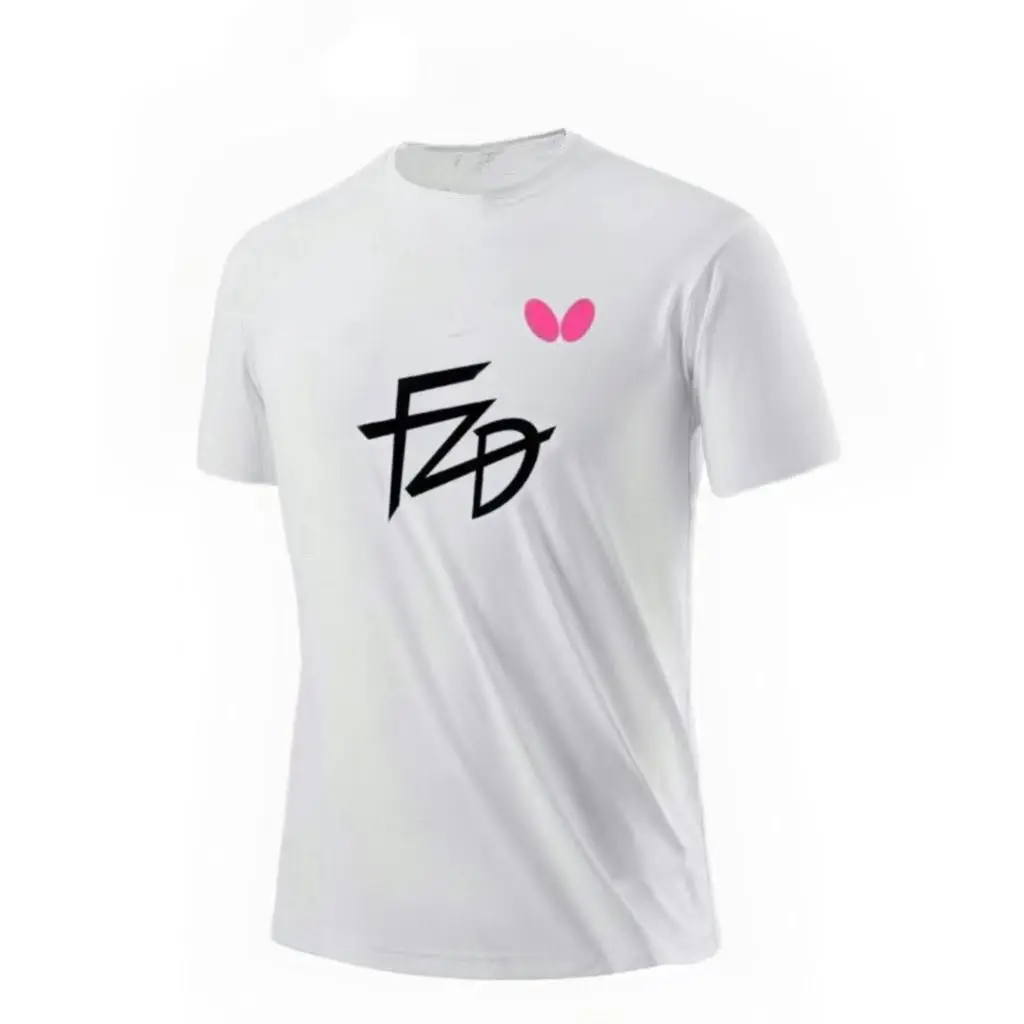 

New Table Tennis Clothing Short-sleeved Men's and Women's Sports Fitness Cultural Competition Training Short-sleeved T-shirt