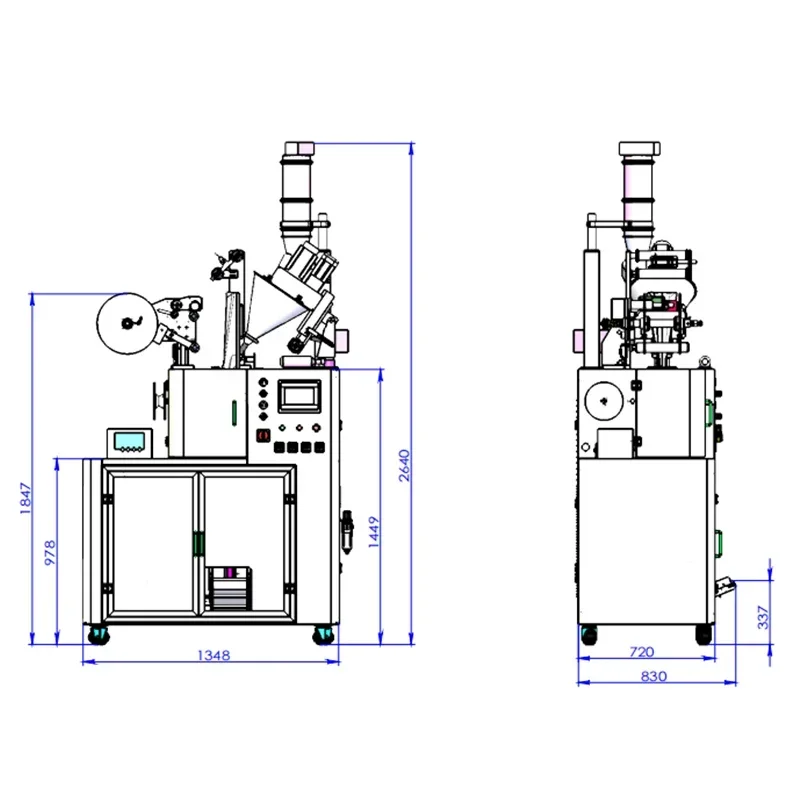 Ultrasonic Sealing  cold brewing coffe packing machine drip coffee filling sealing machine