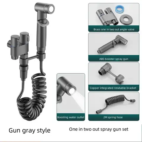 휴대용 비데 분무기 화장실 비데 화장실 분무기 세트 스프레이 물 욕실 샤워 화장실 뿌리기 총 각도 밸브 액세서리 Best5 휴대용 비데 분무기 화장실 비데 화장실 분무기 세트 스프레이 물 욕실 샤워 화장실 뿌리기 총 각도 밸브 액세서리 Best5