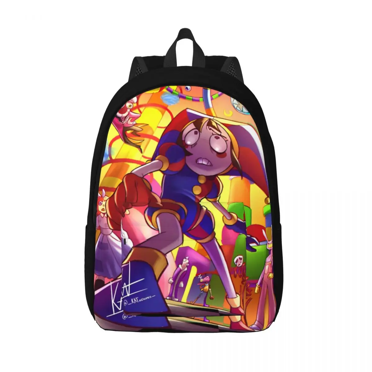 

The Amazing Digital Circus for Teens Student School Bookbag Tv Show Cartoon Daypack Middle High College Travel