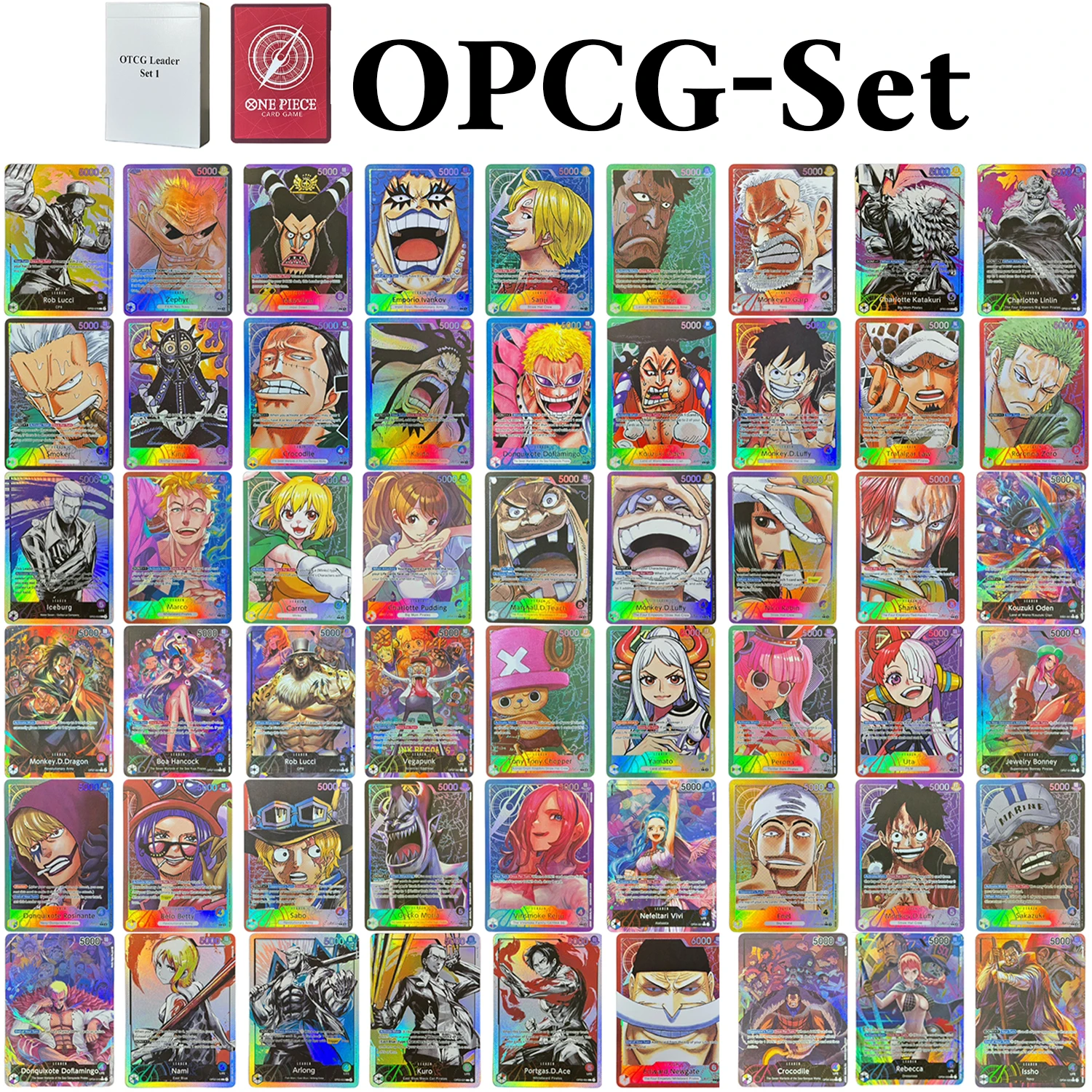 Carte de Collection Anime OPCG, une pièce, carte Flash, cartes de jeu de commerce, Uta/Boa Hancock/Monkey.D Luffy/Rob Lucci/Shanks Proxy