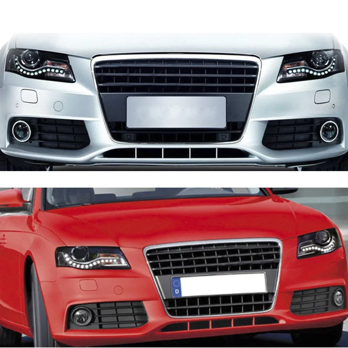 Reflektor samochodowy klosz przezroczysta soczewki reflektorów obudowa reflektora klosz do Audi A4 B8 2009-2012 osłona reflektora soczewka reflektora — zdjęcie 3