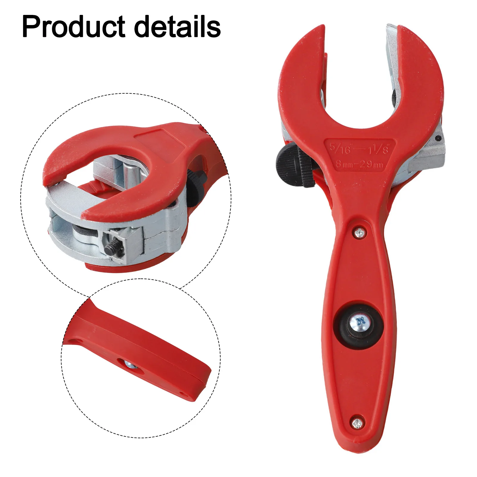 

DIY Home Improvements Pipe Cutter Safe And Comfortable Pipe Cutter Copper Cutter Aluminium Cutter 8-29mm Cutting Range