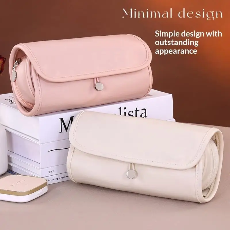 Große Multifunktionale Kosmetiktasche, Reise-Make-up-Pinsel-Tasche für Damen, Modische Tragbare Faltbare Beauty-Aufbewahrungstasche – Detail 4