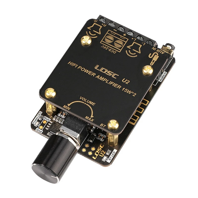 LQSC Mini PAM8620 Bluetooth 5.0 15Wx2 Dual Channel Stereo Sound Amplifier Audio Board Amplificador Moudle Parts