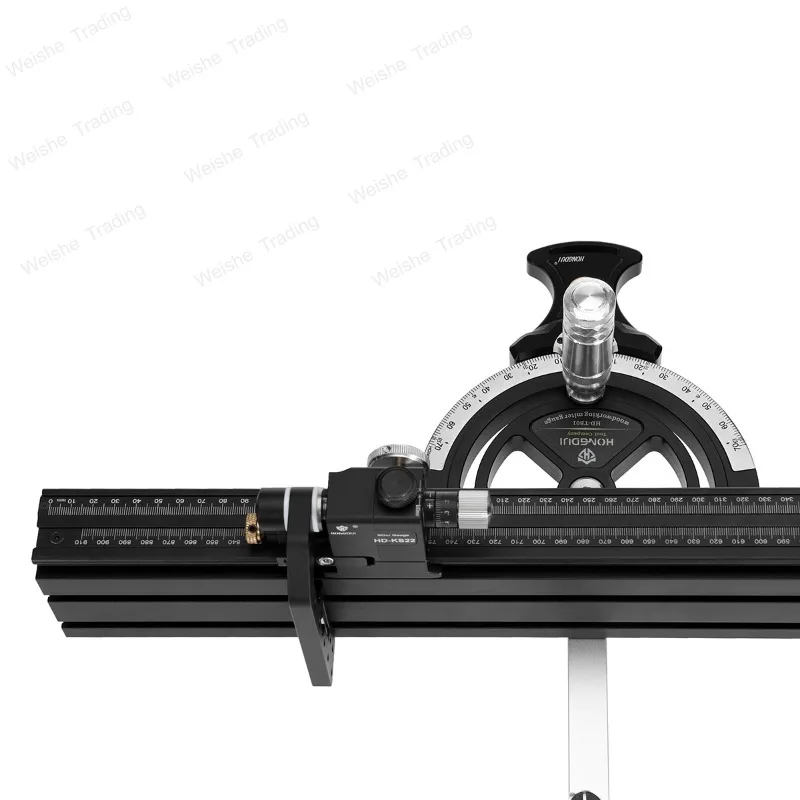 Miter Gauge with 850mm Extended Fence for Woodworking Table Saw Router Table Precision Angle Setting