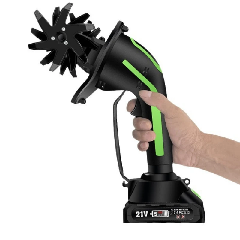 Lithium battery rotary tiller rechargeable household vegetable planting flower handheld electric scarifier