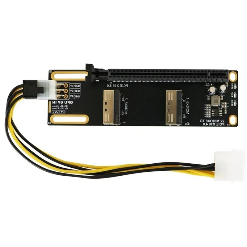 Superior MCIO X8 To Pcie X16 4.0 Expansion Card Adapter Card