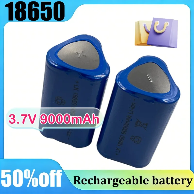

3.7V 9000mAh 18650 Triangle Lithium Battery Pack for Outdoor Lighting Rechargeable