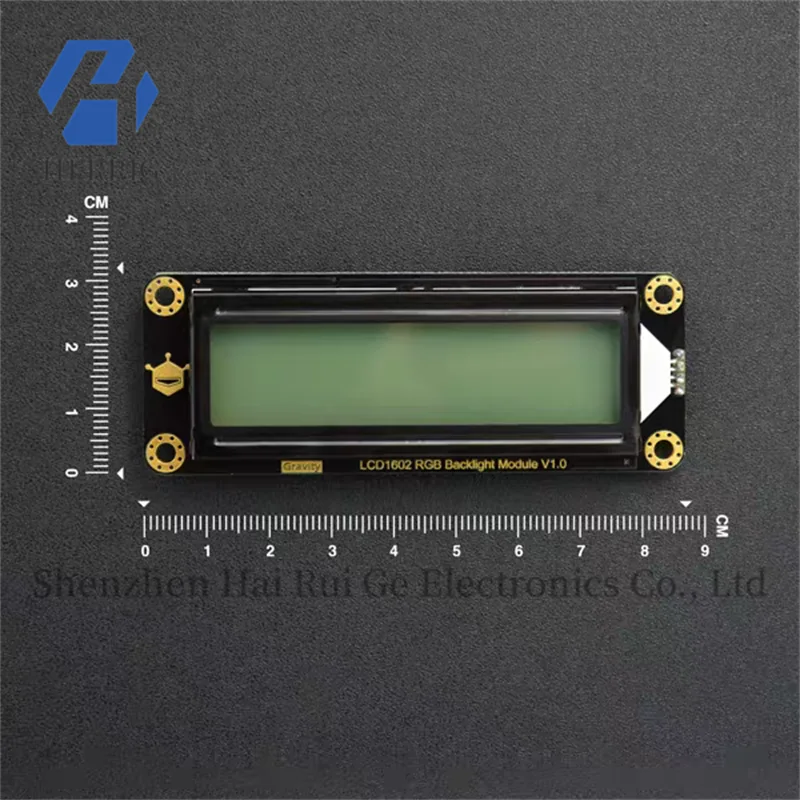 Gravity: I2C LCD1602 RGB color backlit LCD screen with 16 million color combinations V2.0