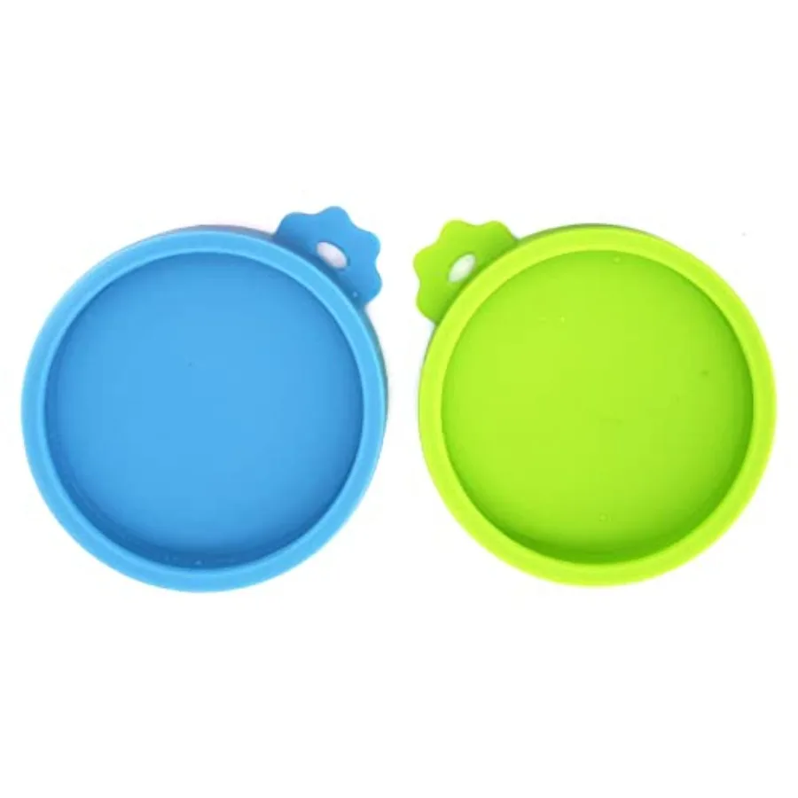 Silicone Cat Food Can Lids 2 Pack