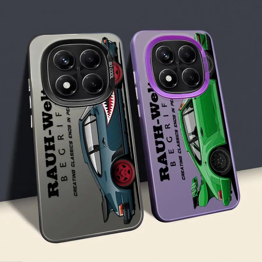 Funda japonesa JDM Drift para coche Xiaomi Redmi Note 10 11 Pro 12 13 14 Pro Plus 10s 11s, funda suave